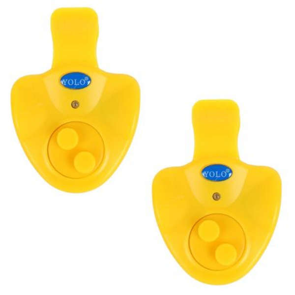 2 Pieces Electronic Fish Bite Alarm with Siren &amp; LED Light