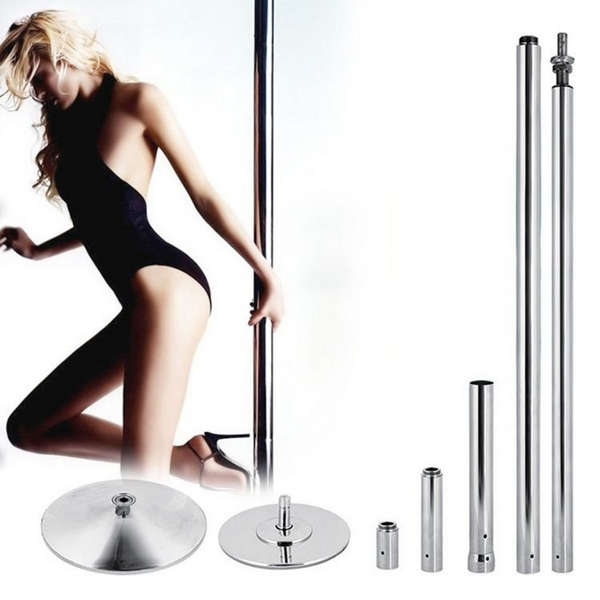 Chrome Pro Dancing Fitness Pole (Chrome)