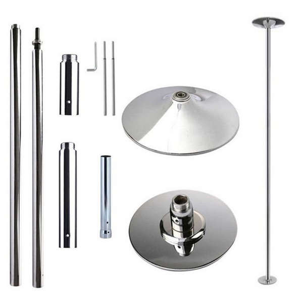 Chrome Pro Dancing Fitness Pole (Chrome)