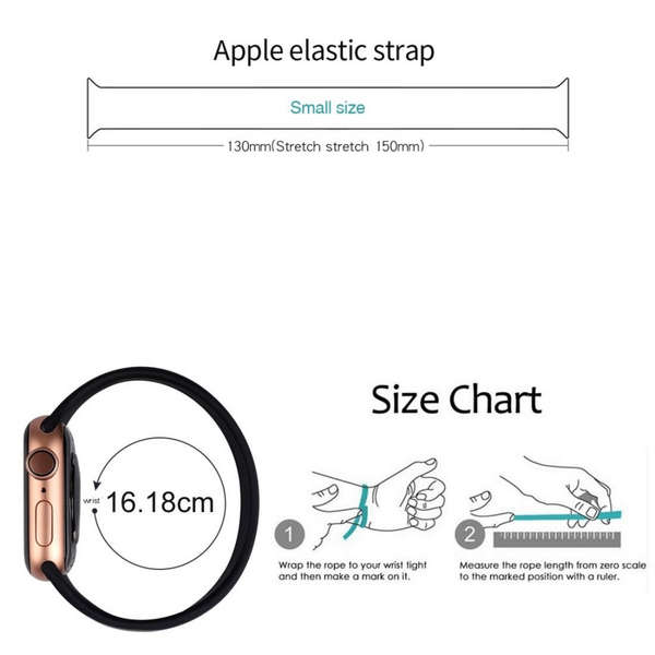 5by5 Solo Loop Strap / Band for Apple Watch 38/40mm (Large)