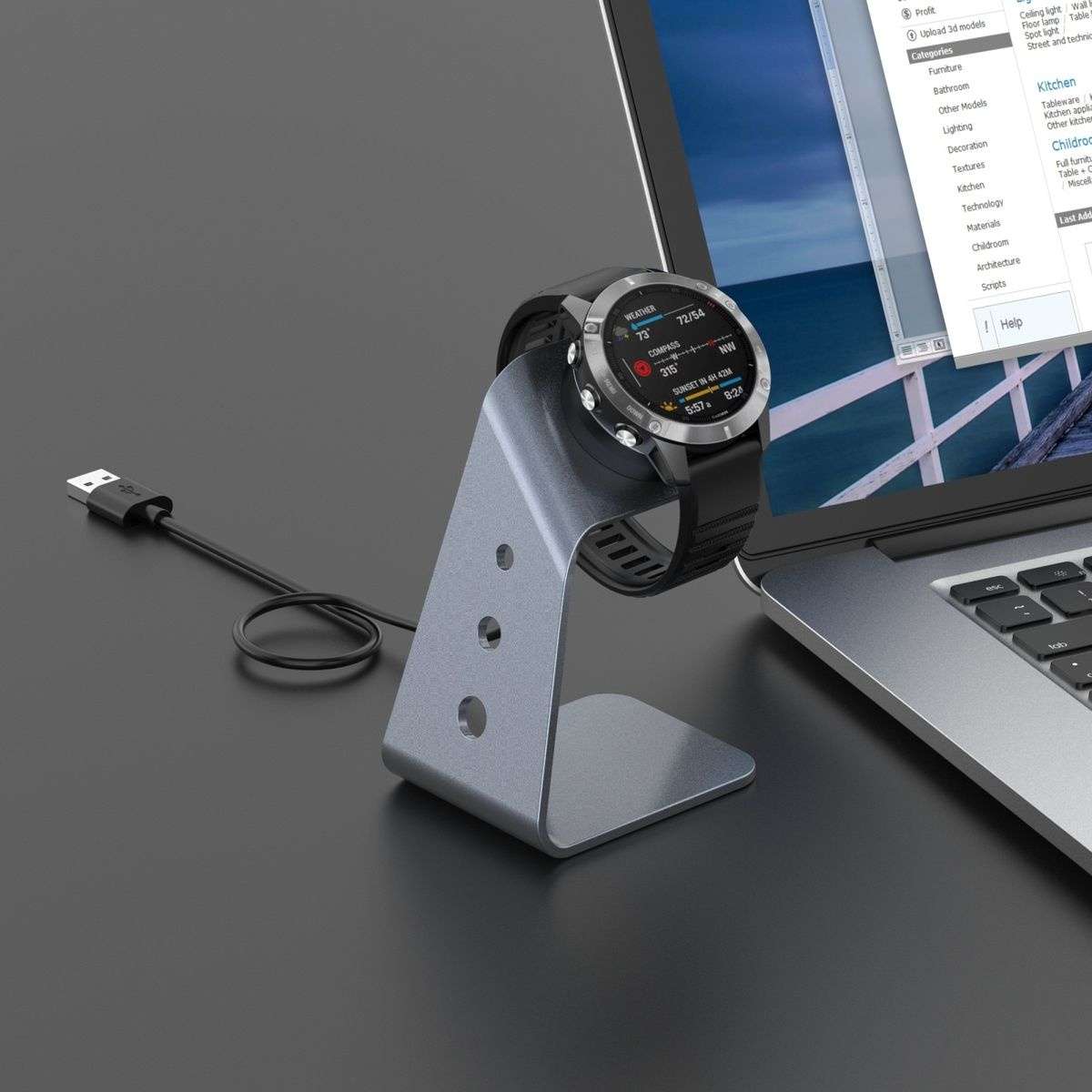 5by5 Charging Stand For Garmin Smart Watches (See Compatibility List Below)
