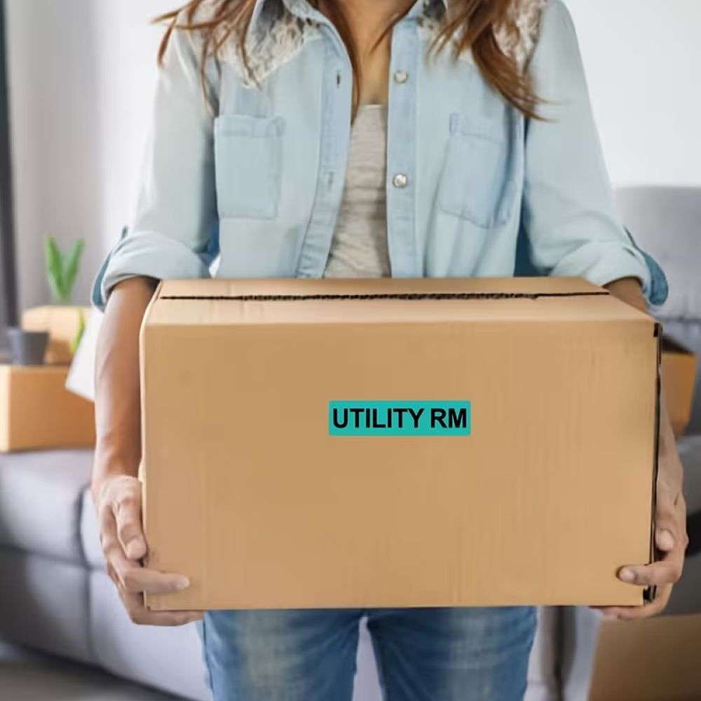 Moving Box Label Stickers 5-Pack - Room & Handling Labels