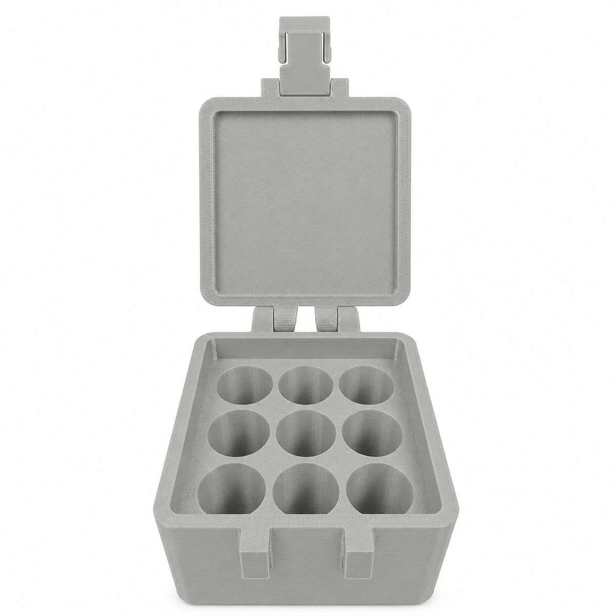 5BY5 Peptide Travel Container Compatible With Standard 3ml Vials - 9 Slot