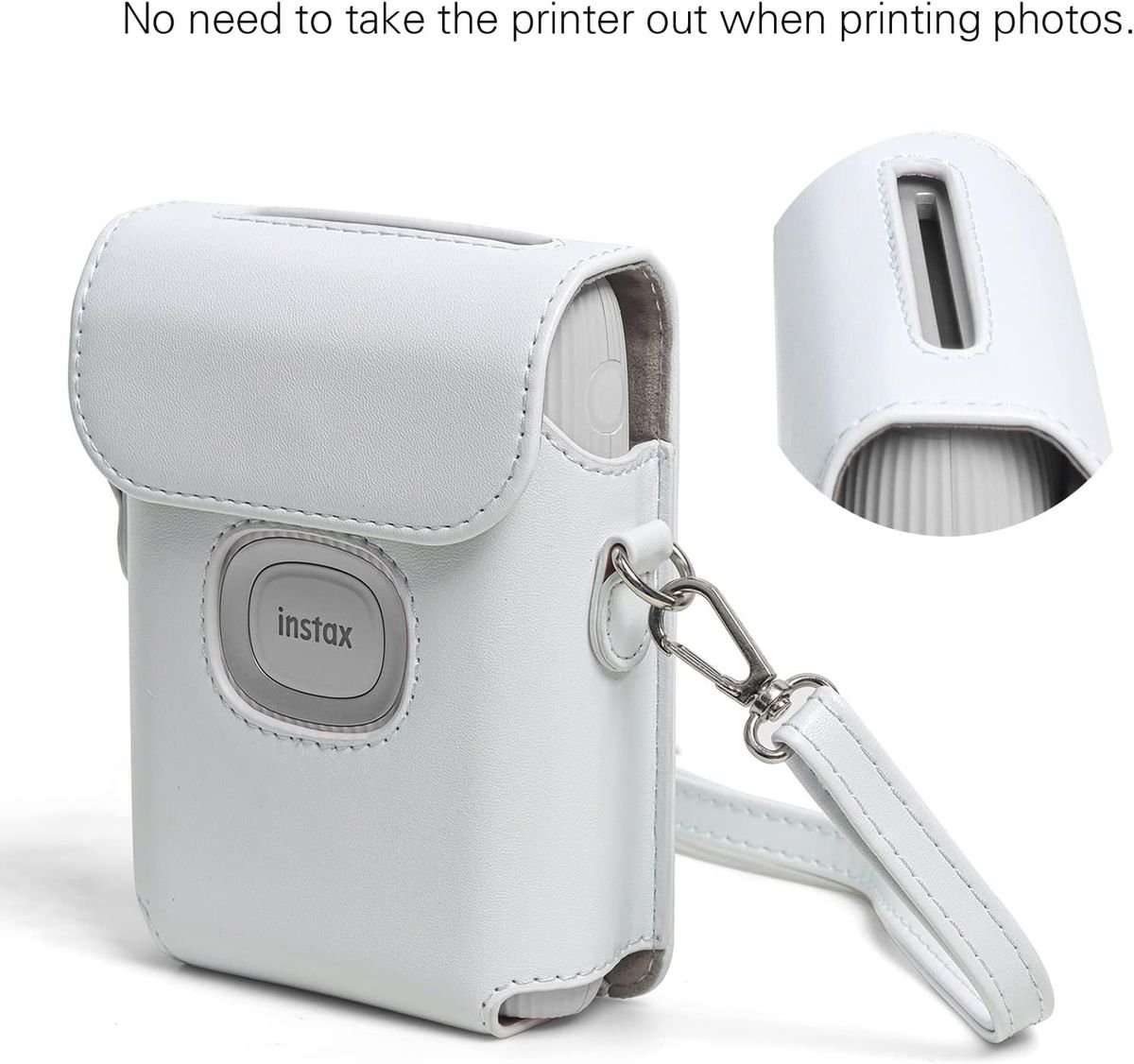 PU Leather Case & Strap for Instax Mini Link2