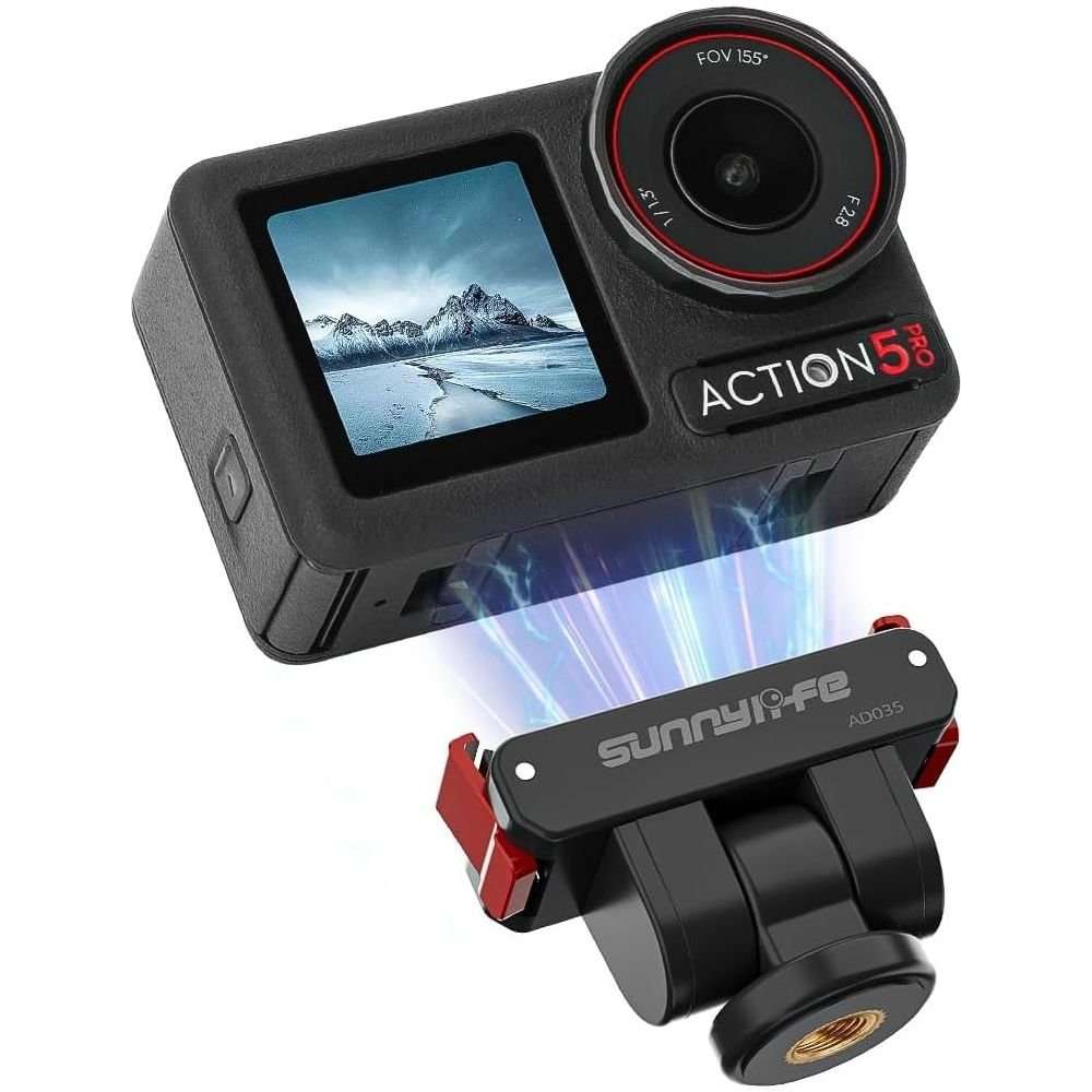 Sunnylife Magnetic Base Compatible for Action 5 Pro/4/3/2 & Osmo 360