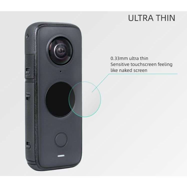 2x SunnyLife Tempered Glass Protectors for Insta360 One