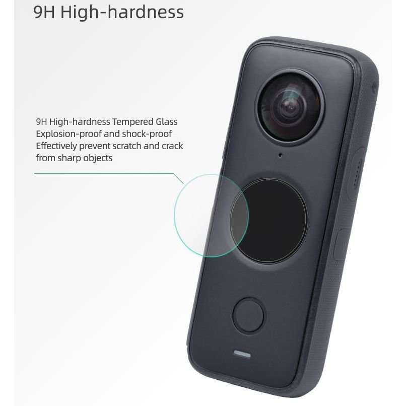2x SunnyLife Tempered Glass Protectors for Insta360 One