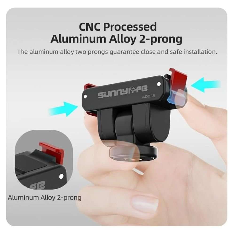 Sunnylife Magnetic Base Compatible for Action 5 Pro/4/3/2 & Osmo 360