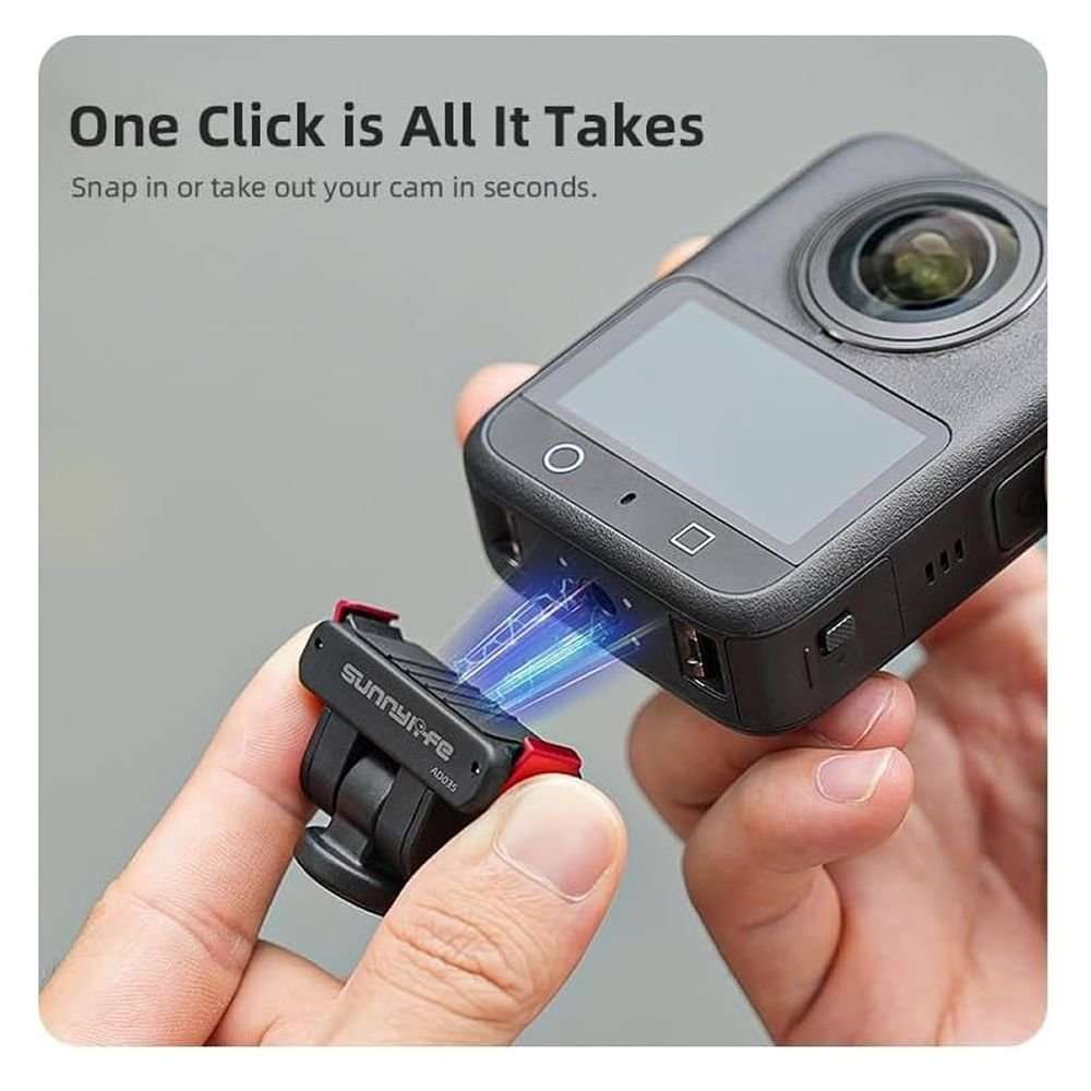 Sunnylife Magnetic Base Compatible for Action 5 Pro/4/3/2 & Osmo 360