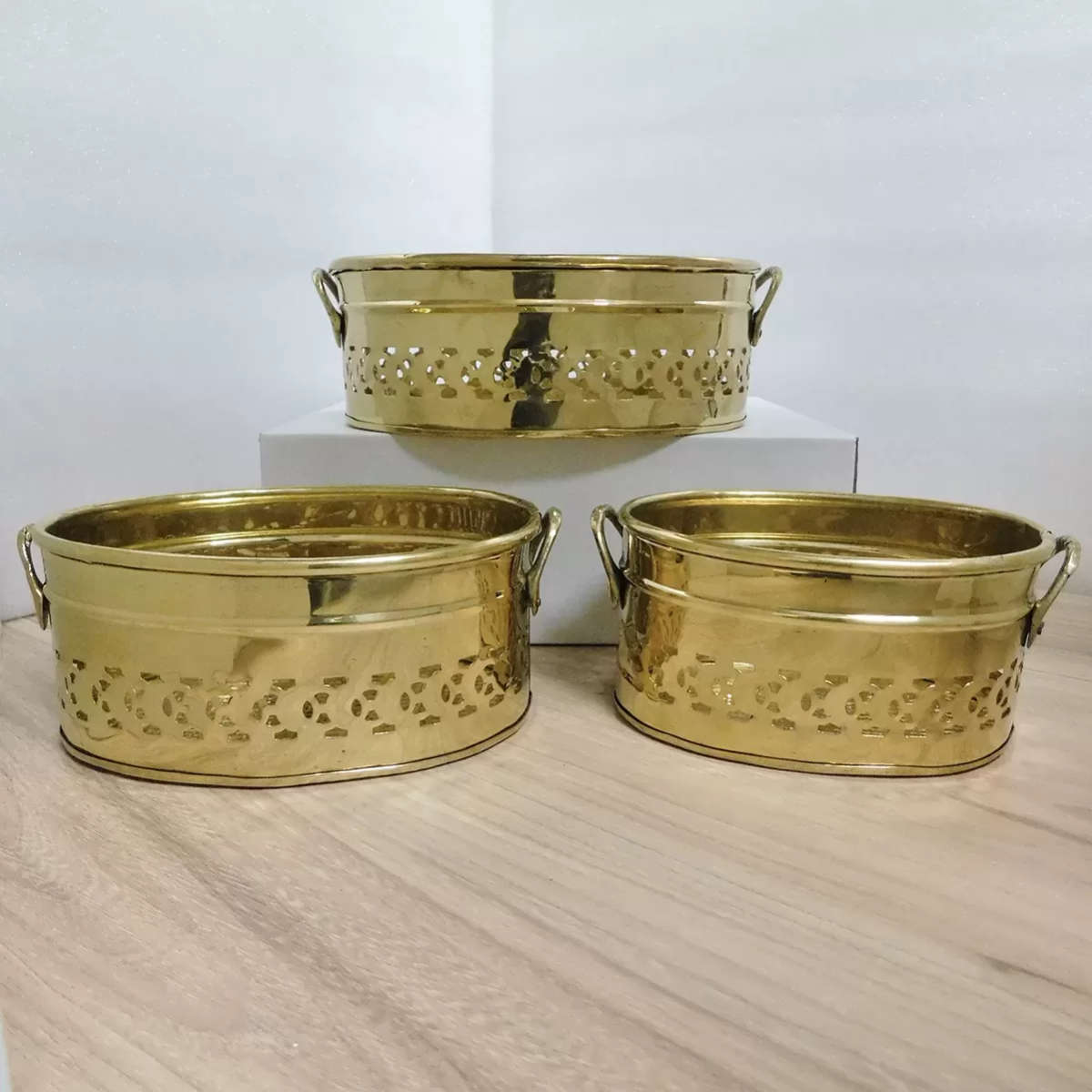 Oval Pot Planter - Set of 3