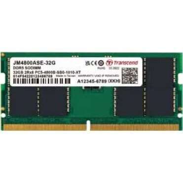 TRANSCEND JET MEMORY 16 GB DDR5-4800 SO-DIMM 1RX8 CL40  (2Gx8)x8