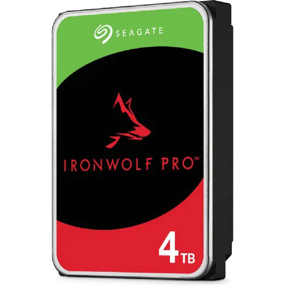 Seagate Ironwolf Pro ST4000NT001 4TB 3.5'' HDD NAS Drives 7200 RPM; SATA 6GB/s Interface; 256MB C...