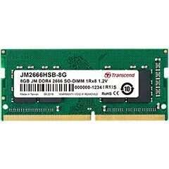 TRANSCEND 16GB JET MEMORY DDR4 2666MHZ NOTEBOOK SO-DIMM 2RX8 1GX8 CL19