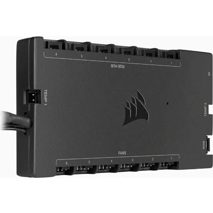 Corsair iCUE Commander CORE XT - Digital Fan Speed and RGB Lighting Controller.  6x Fan; 6x RGB