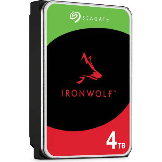 Seagate Ironwolf ST4000VN006 4TB 3.5'' HDD NAS Drives; SATA 6GB/s Interface; 1-8 Bays Supported; ...