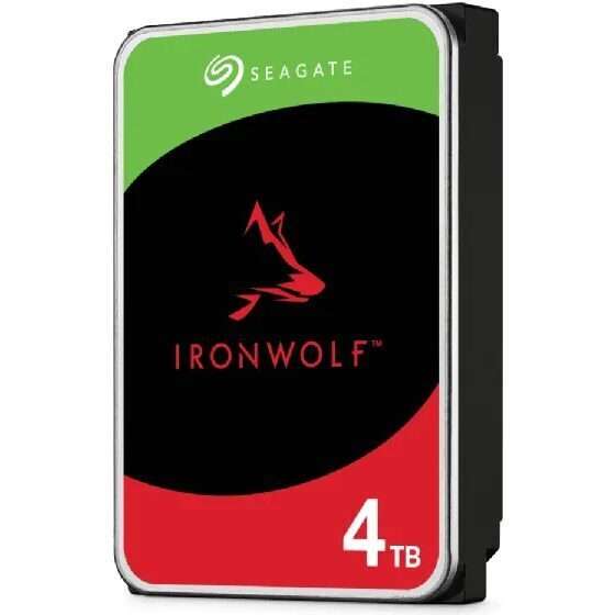 Seagate Ironwolf ST4000VN006 4TB 3.5'' HDD NAS Drives; SATA 6GB/s Interface; 1-8 Bays Supported; ...