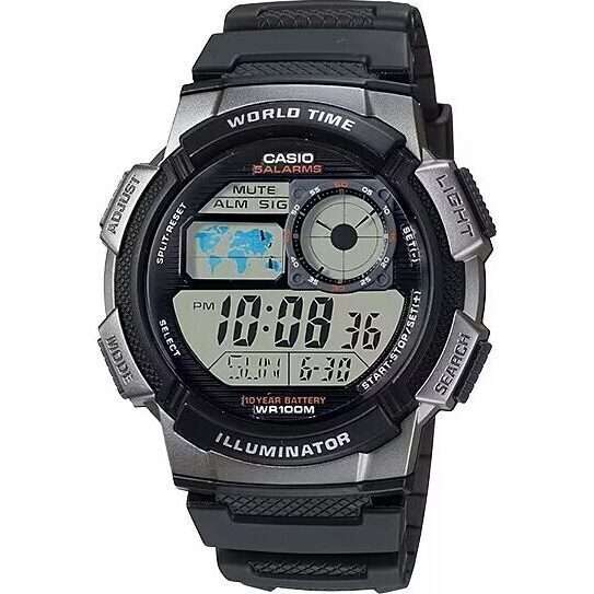 CASIO SPORT Mod. DIVER - ILLUMINATOR WR 100MT - BLACK