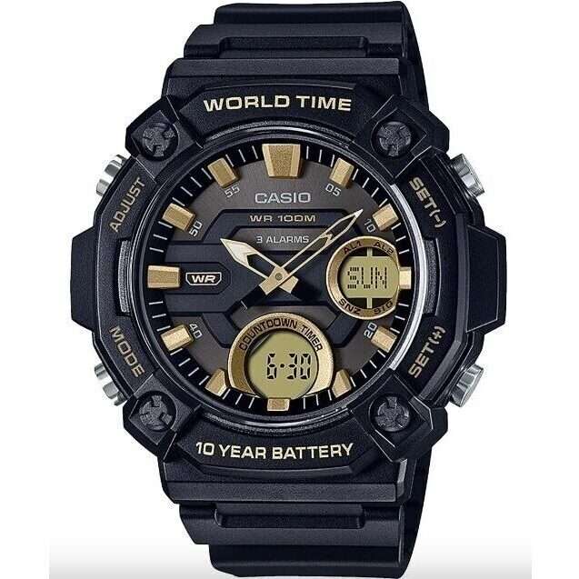 Casio Oversize 10 year battery (aeq-120w-9avdf) Men's Watch