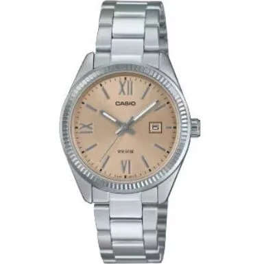 Casio Collection Lady date - champagne (ltp-1302dd-4a2vdf) Women's Watch
