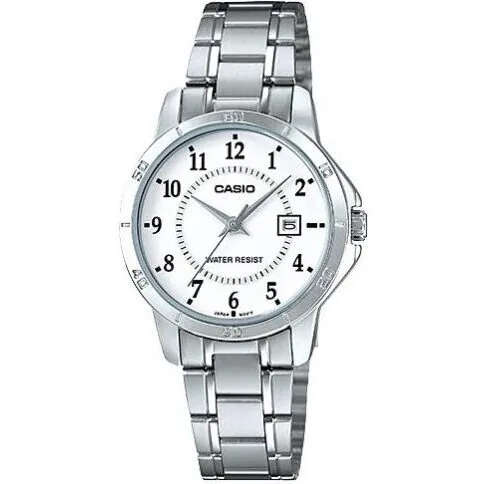 Casio Collection Lady date - white (ltp-v004d-7budf) Women's Watch