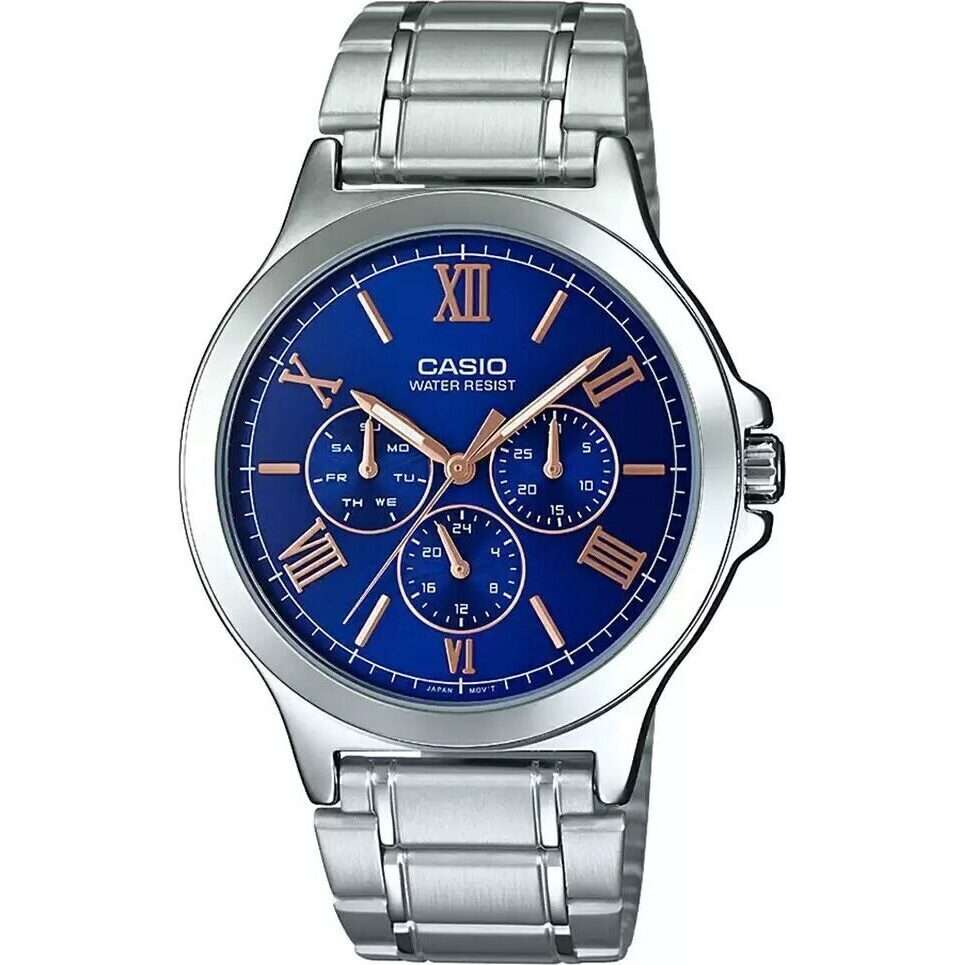 Casio Collection multifunction - blue (mtp-v300d-2audf) Men's Watch