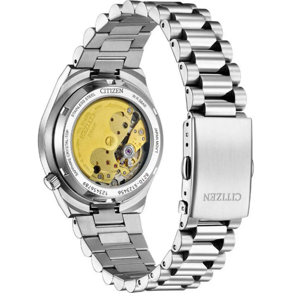 Citizen Tsuyosa Stainless Steel Green Dial Automatic NJ0200-50X Unisex Watch