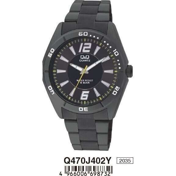 Q&q Gent only time (q470j402y) Men's Watch