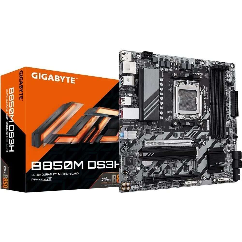 GIGABYTE AMD B850 Gaming Chipset for AMD AM5; 4x Dual DDR5; 2x M2; 1x HDMI 2x DP. .