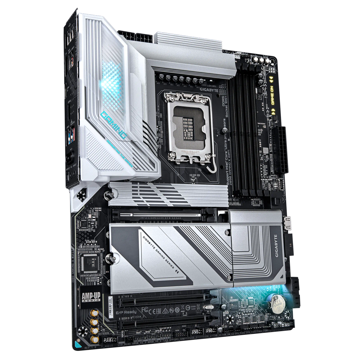 GIGABYTE Intel® Z890 Chipset for LGA 1851; 4x DDR5; 4x M2; USB4® USB Type-C®/DP/HDMI (Front); ...