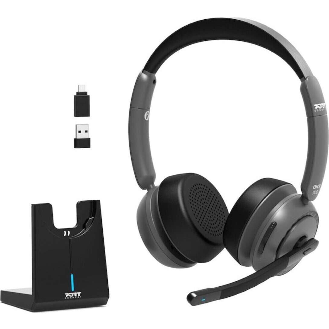 Port Connect ONR 700 Bluetooth Wireless Headset with Noise Cancellation
