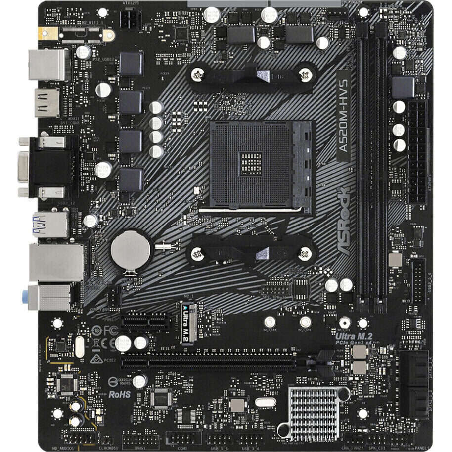 ASRock A520M-HVS AMD AM4 M-ATX Motherboard
