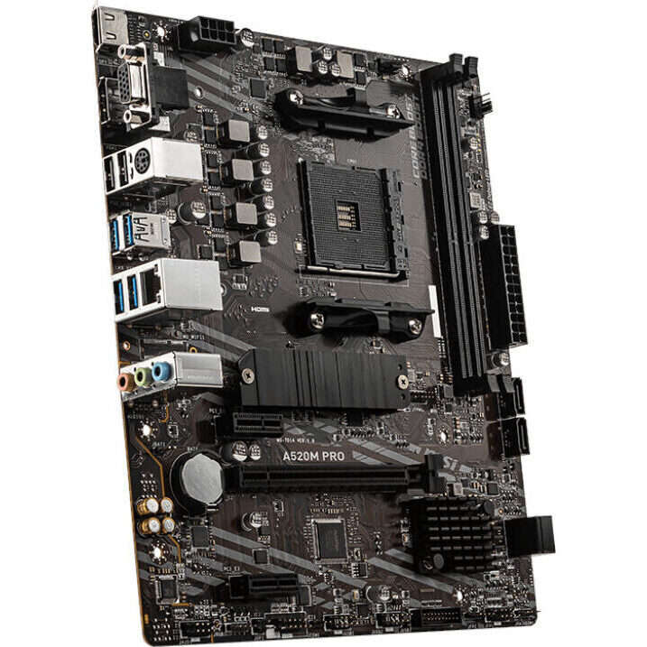 MSI A520M-PRO AMD AM4 MATX Gaming Motherboard