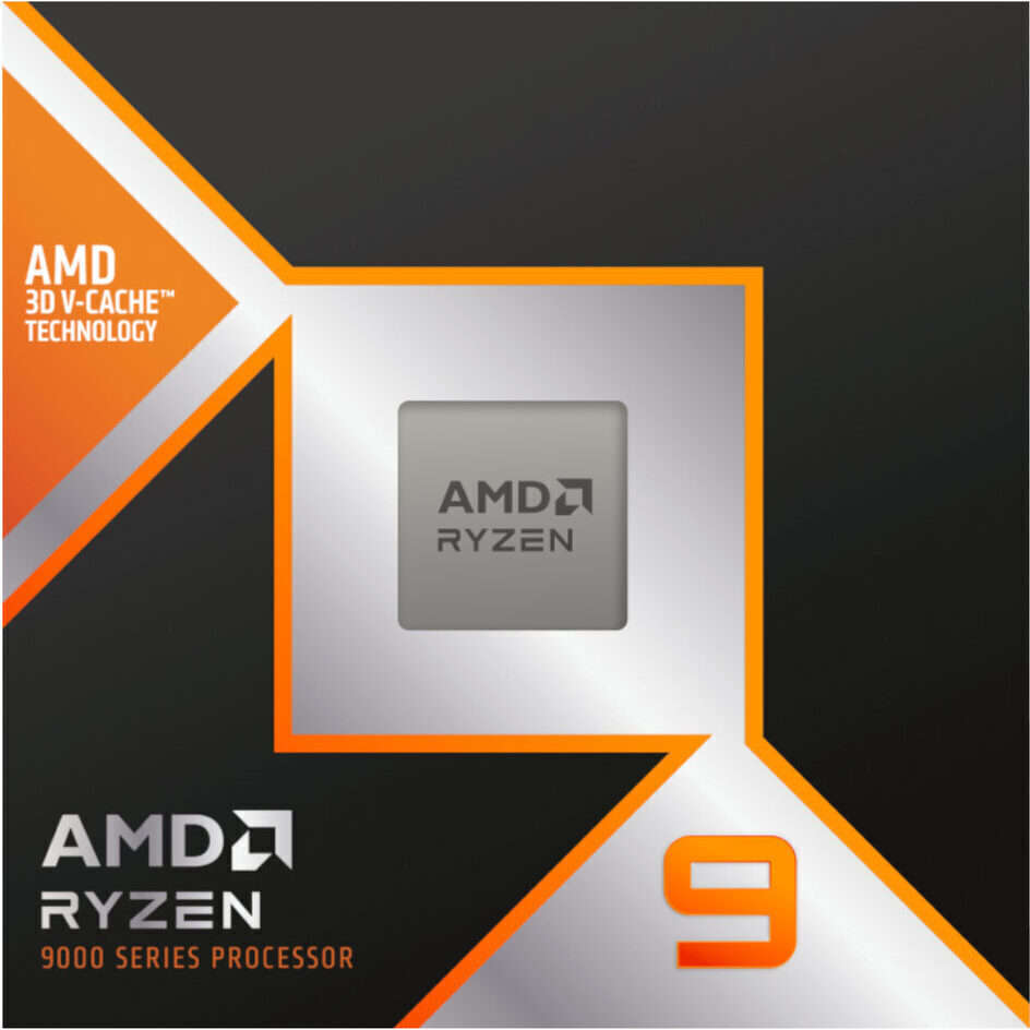 AMD Ryzen 9 9950X3D;AM5 16 Core/32 Thread base Clock 4.3 GHz; Max Boost 5.7 GHz; 128MB Cache; Rad...