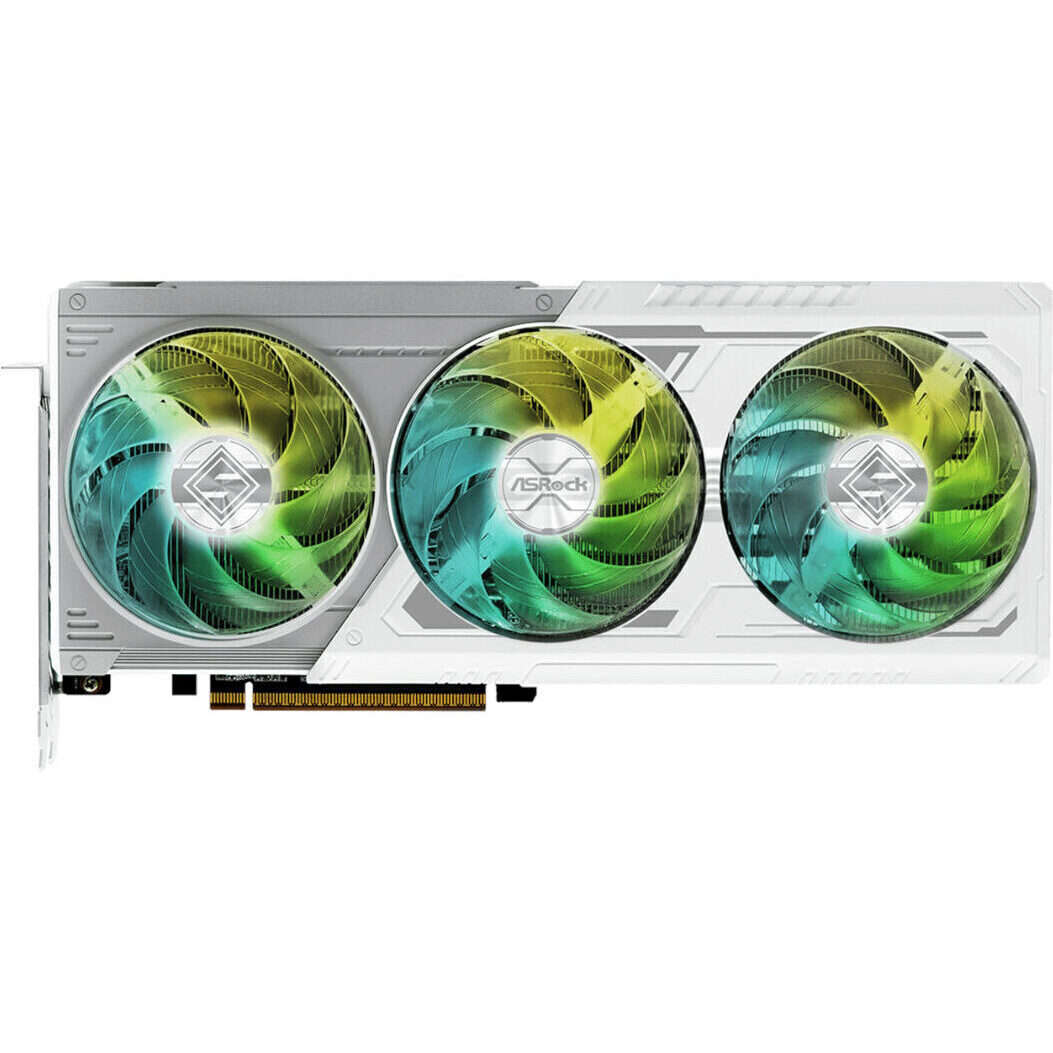 ASRock AMD Radeon RX 9070 XT Steel Legend 16GB Graphics Card