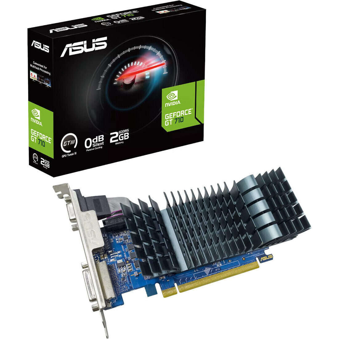 Asus GeForce GT 710 2GB GDDR5 EVO Graphics Card