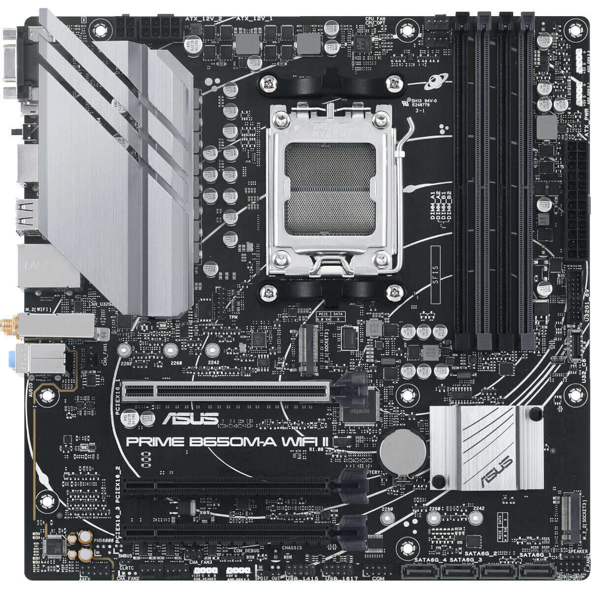 Asus PRIME B650M-A WIFI II M-ATX Gaming Motherboard
