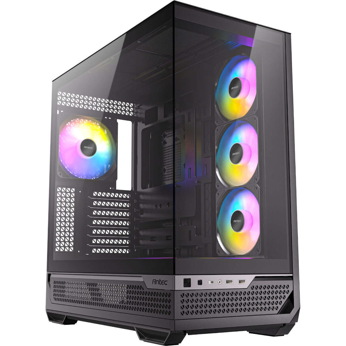 Antec C7 ARGB E-ATX Mid Tower Gaming Chassis  Black