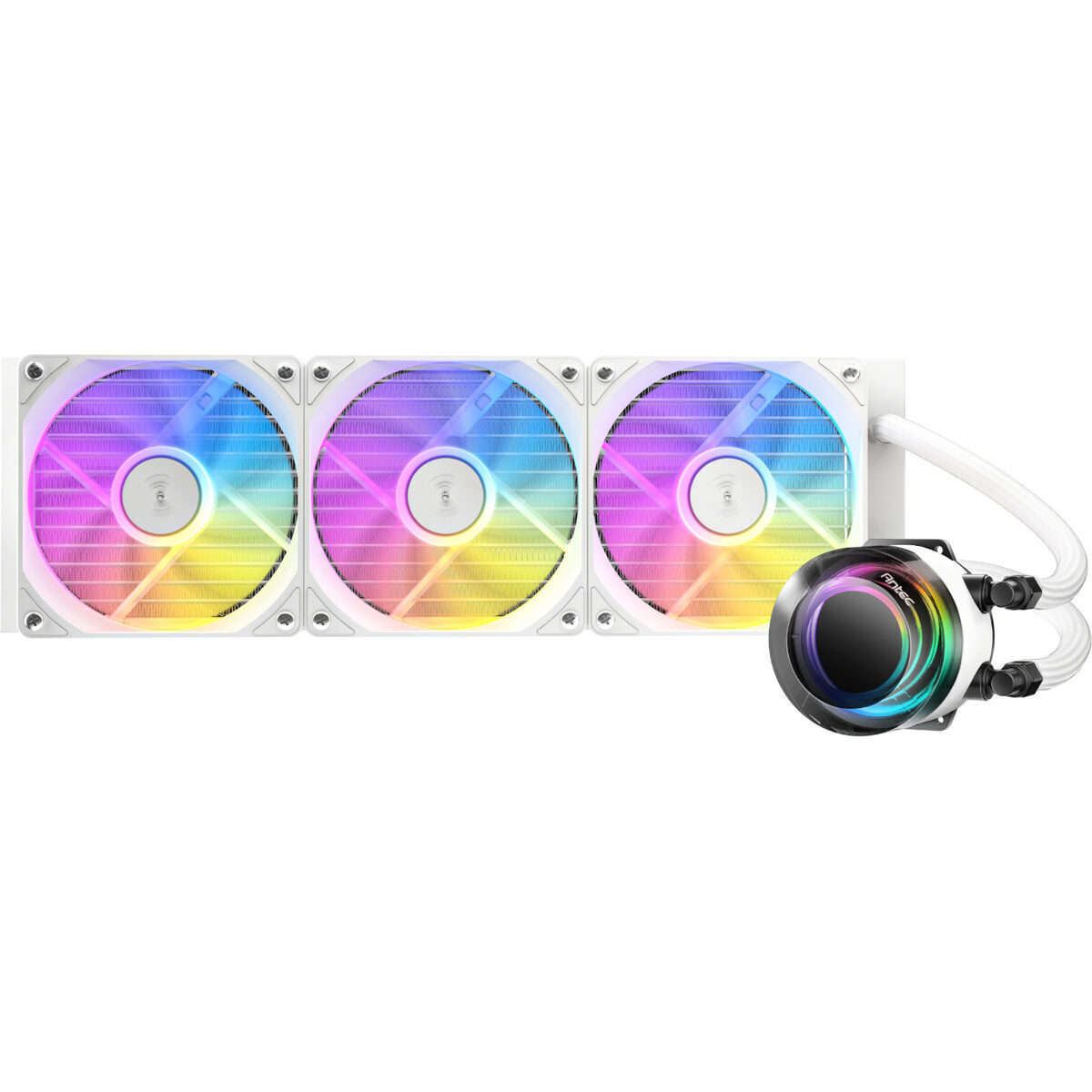 Antec VORTEX LUM 360 ARGB AIO CPU Liquid Cooler - White