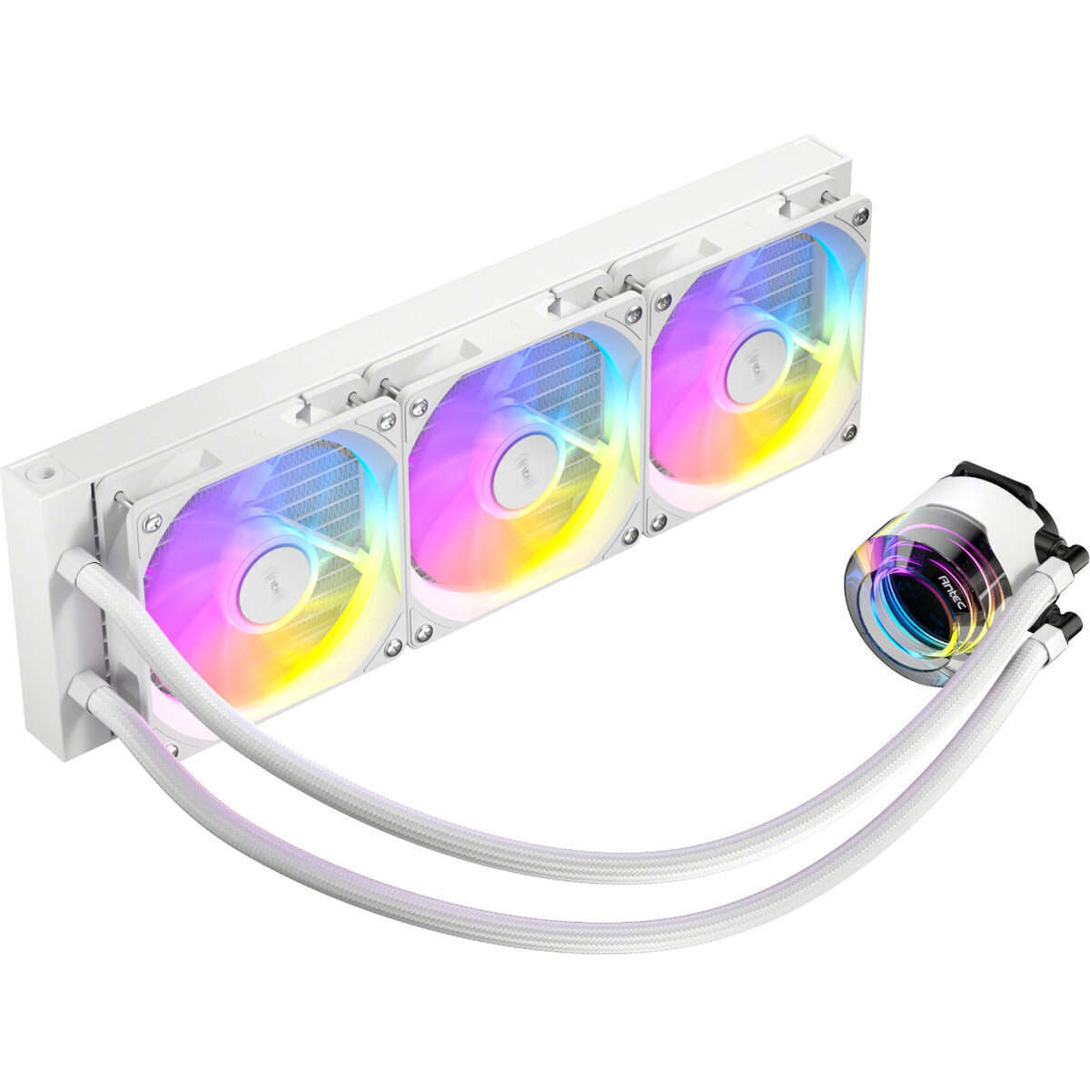 Antec VORTEX LUM 360 ARGB AIO CPU Liquid Cooler - White