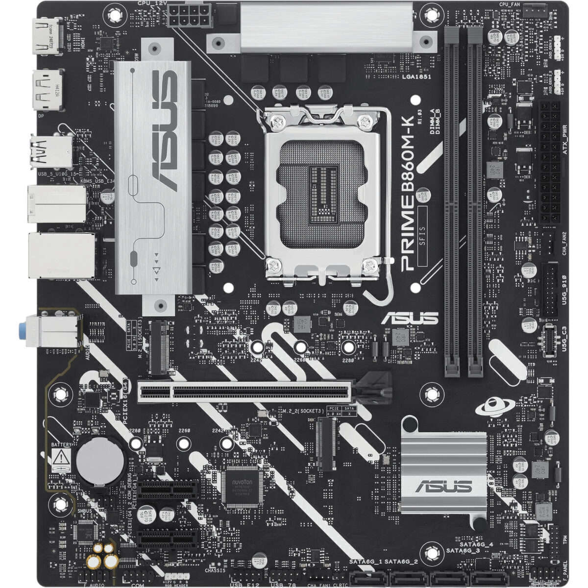 Asus PRIME B860M-K Intel LGA1851 M-ATX Motherboard (PRIME B860M-K)