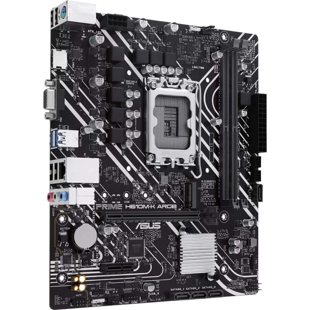 Asus PRIME H610M-K ARGB Intel LGA1700 M-ATX Motherboard