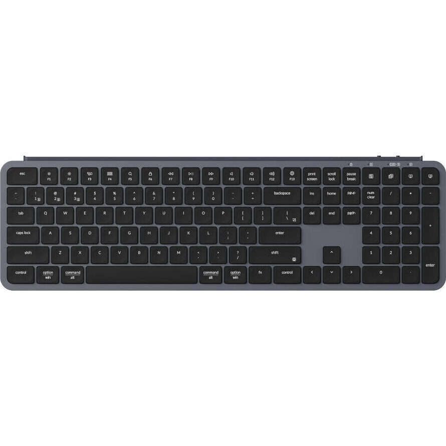 Keychron B6 Pro Ultra-Slim 100% Wireless Keyboard  Space Grey
