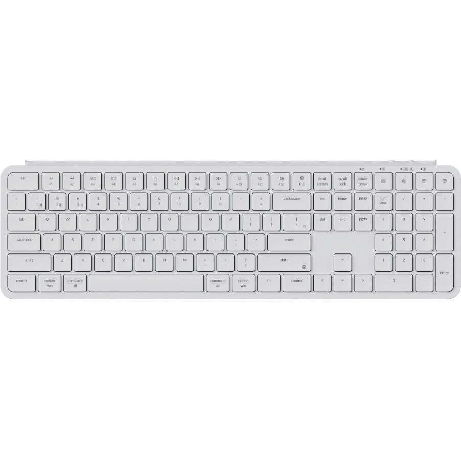 Keychron B6 Pro Ultra-Slim 100% Wireless Keyboard  Ivory White