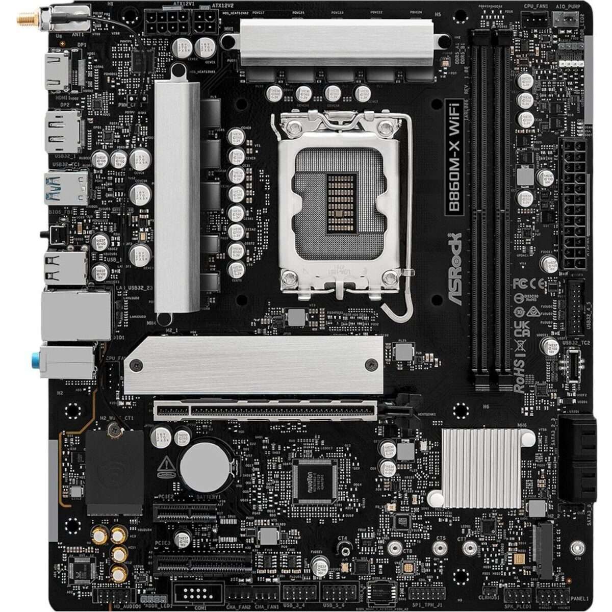 ASRock B860M-X Micro ATX DDR5 Motherboard (PCIe 5 and Wi-Fi 6E)