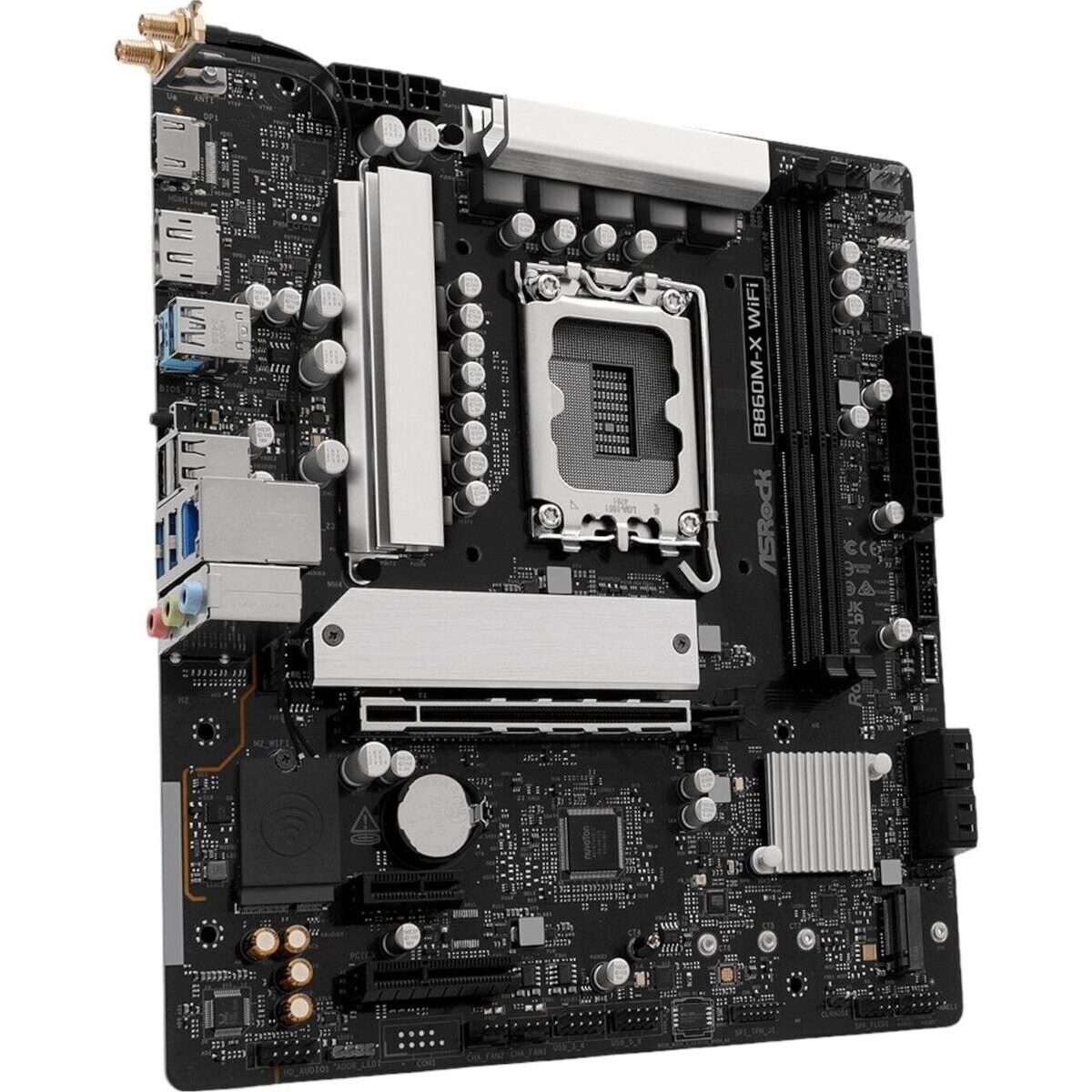 ASRock B860M-X Micro ATX DDR5 Motherboard (PCIe 5 and Wi-Fi 6E)