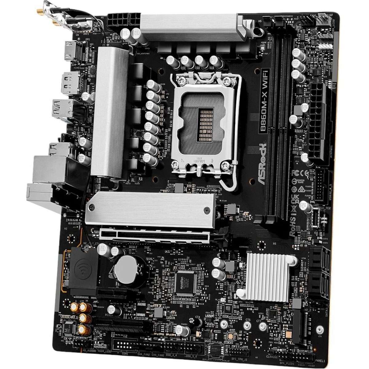 ASRock B860M-X Micro ATX DDR5 Motherboard (PCIe 5 and Wi-Fi 6E)