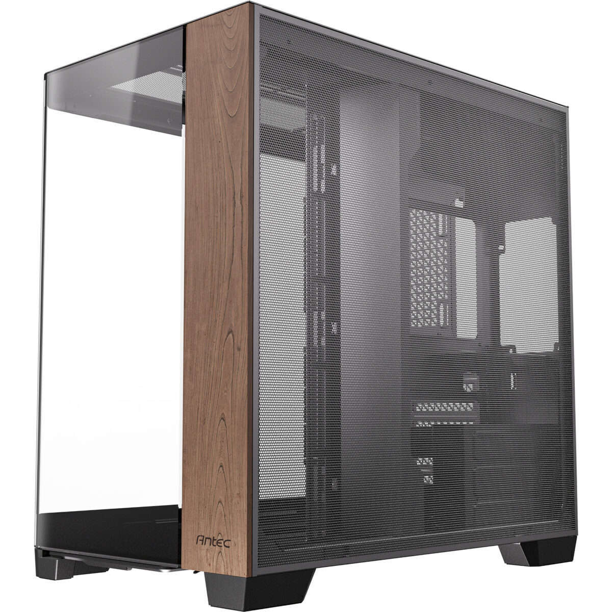 Antec C8 Curved Wood E-ATX | ATX | Micro-ATX | ITX Dual Chamber Gaming Chassis - Black