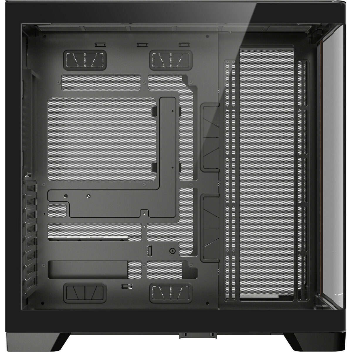 Antec C8 Curved Wood E-ATX | ATX | Micro-ATX | ITX Dual Chamber Gaming Chassis - Black