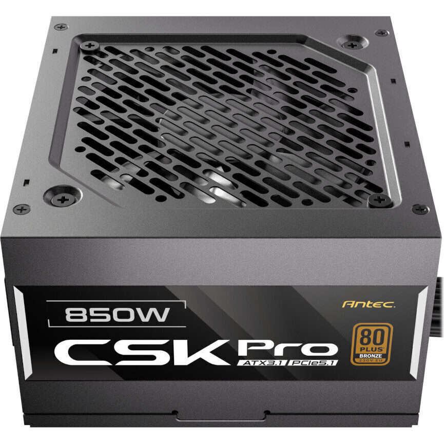 Antec CSK 850W Pro PCle5.1 Gen5 80 Plus Bronze Semi-Modular Power Supply