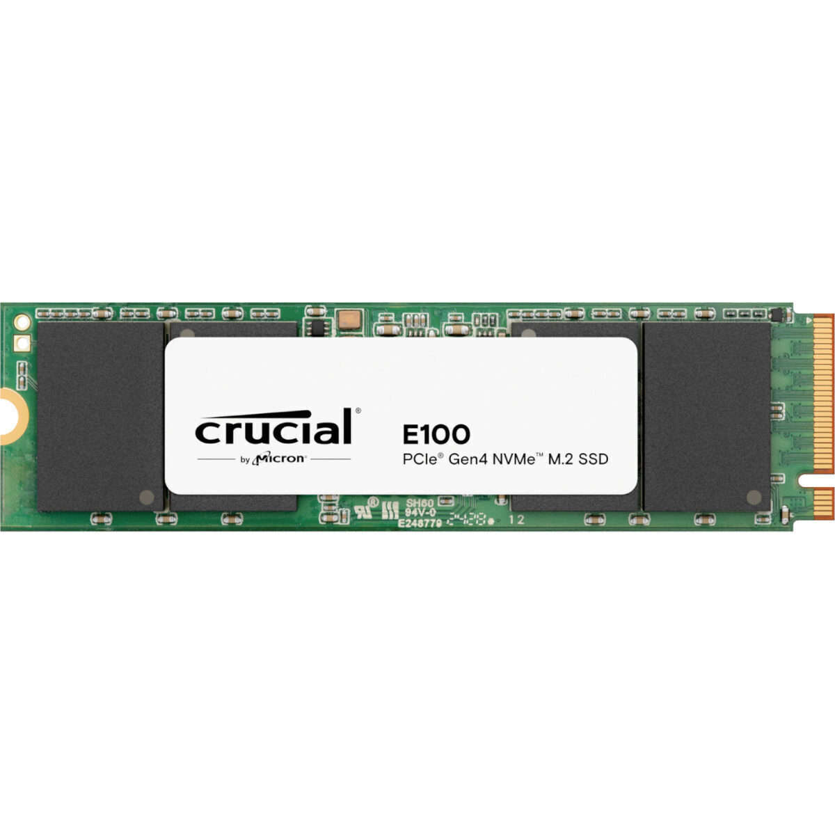 Crucial E100 480GB PCIe Gen4 2280 NVMe M.2 SSD